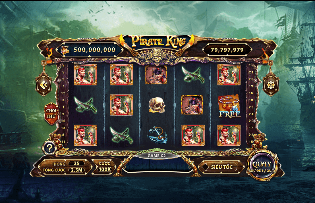 Giai ma game no hu Pirate King Sunwin an hu 74 000 000