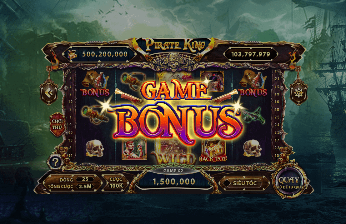 Giai ma game no hu Pirate King Sunwin an hu 74 000 000