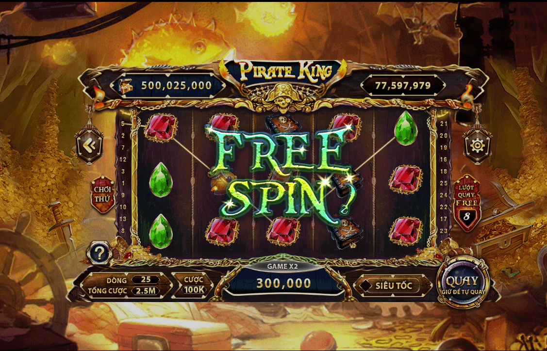 Giai ma game no hu Pirate King Sunwin an hu 74 000 000