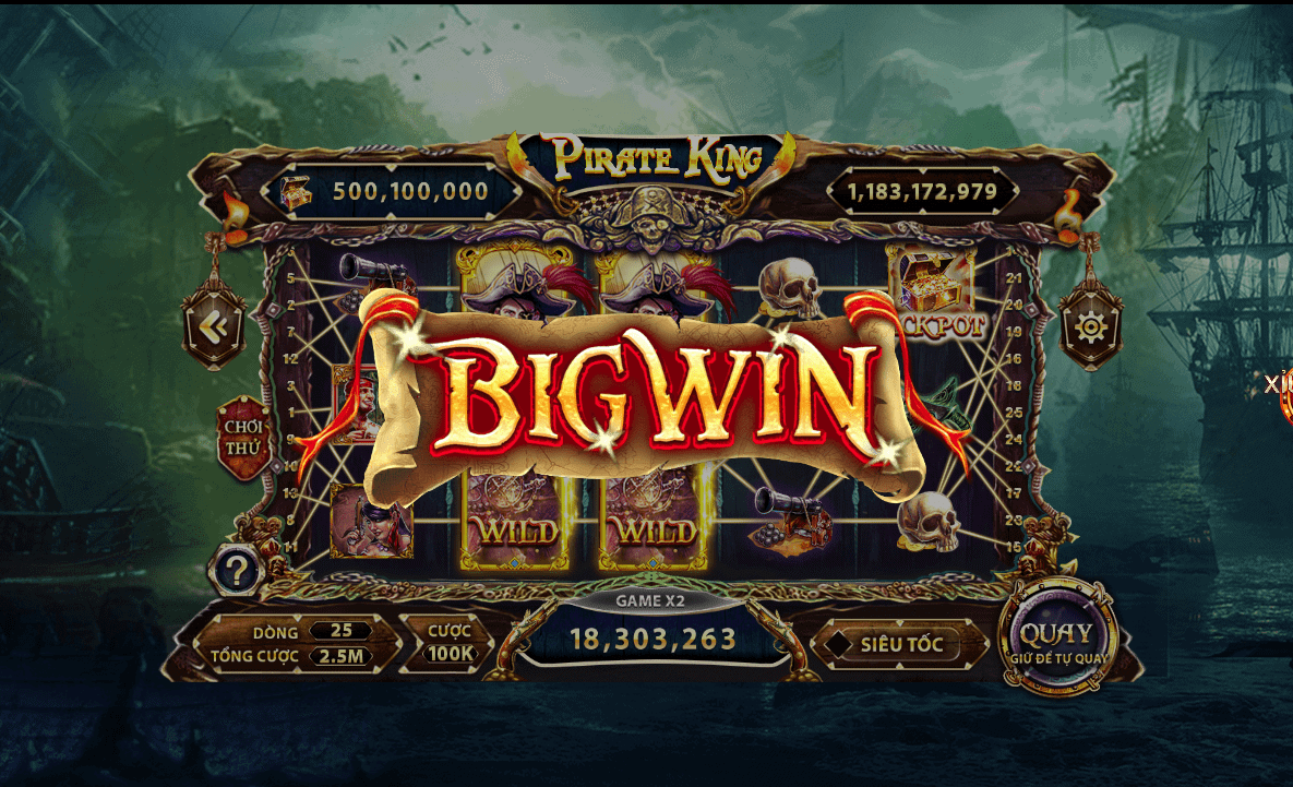 Giai ma game no hu Pirate King Sunwin an hu 74 000 000