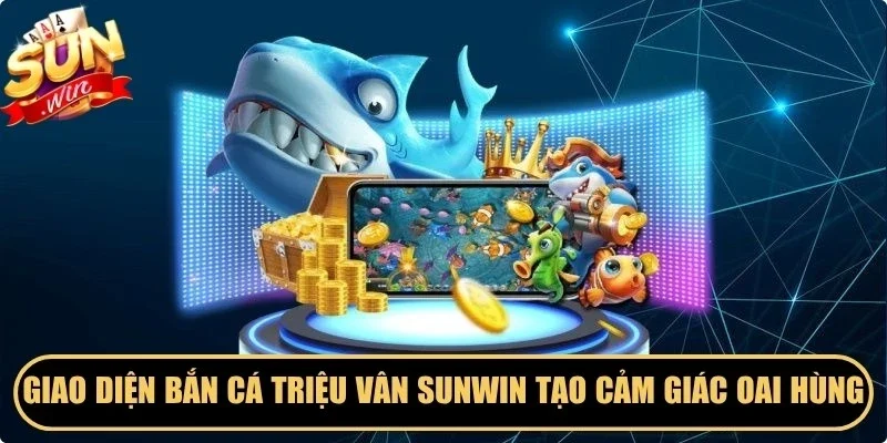 Giao diện bắn cá Triệu Vân Sunwin tạo cảm giác oai hùng và mạnh mẽ. 