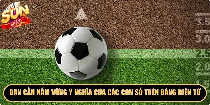 Bạn cần nắm vững ý nghĩa của các con số trên bảng điện tử