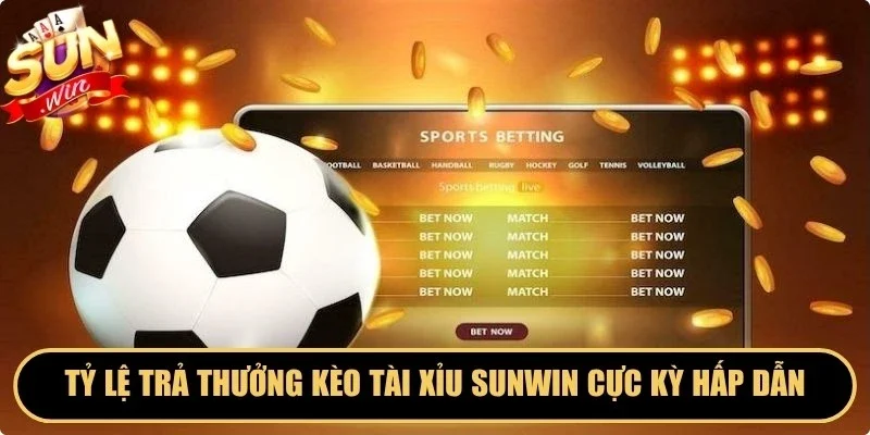 Tỷ lệ trả thưởng kèo tài xỉu Sunwin cực kỳ hấp dẫn